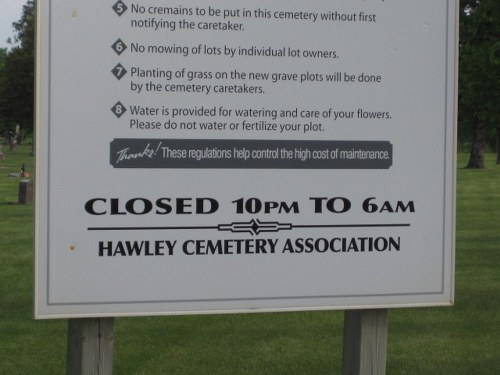Oorlogsgraven van het Gemenebest Hawley Cemetery