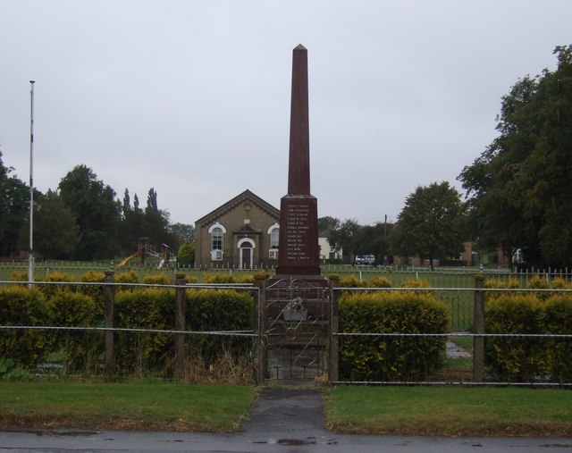 War Memorial Coates, Eastrea and Turves