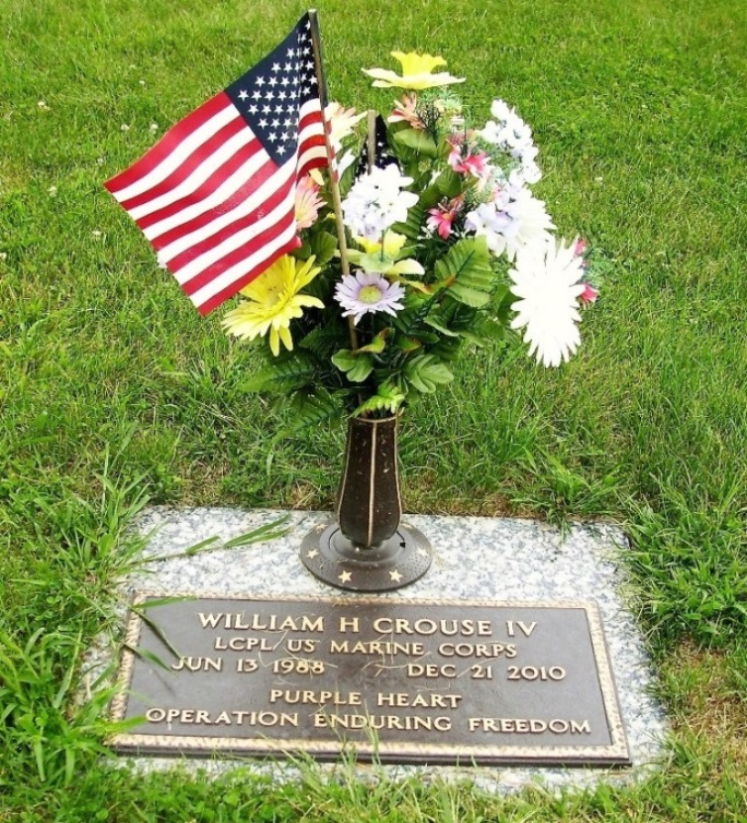 American War Grave Covington Memorial Gardens