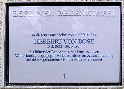Memorial Herbert von Bose
