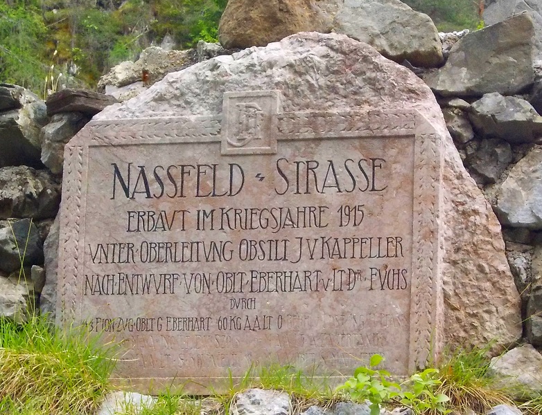 Monument Bouw Nassfeldpass