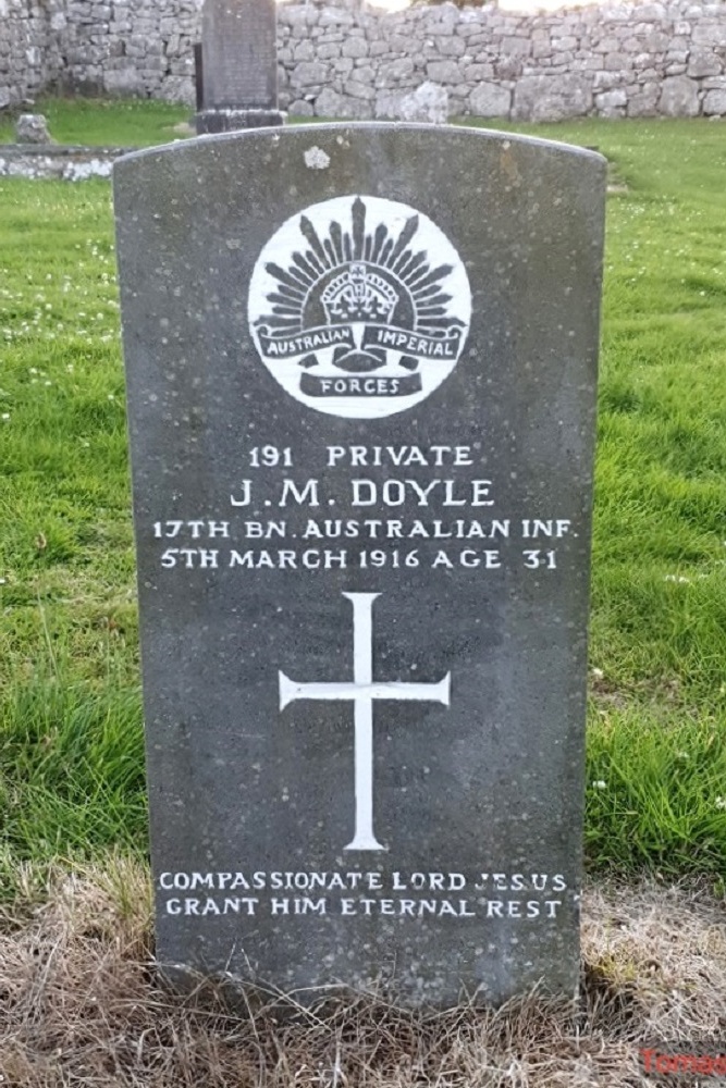 Commonwealth War Grave Roscommon Ireland