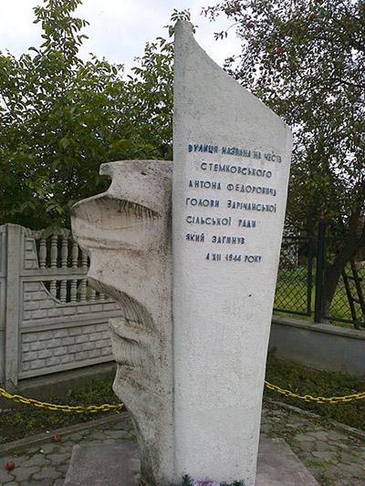 Monument Verzetsleider A.F. Stemkovskoho