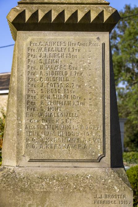 War Memorial Kerridge #4