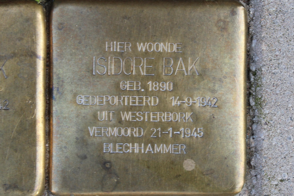 Stolpersteine Pythagorasstraat 21 #3