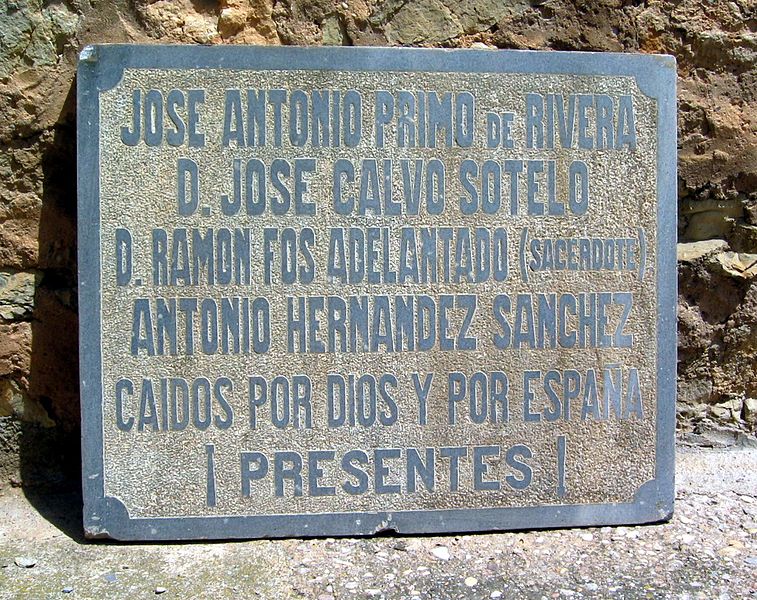 Spanish Civil War Memorial Casas Bajas