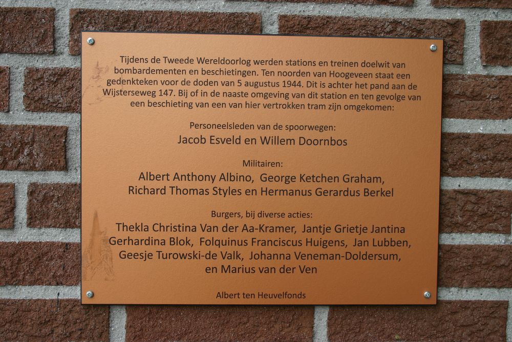 Gedenkteken Omgekomen NS-Medewerkers, Militairen en Burgers Hoogeveen