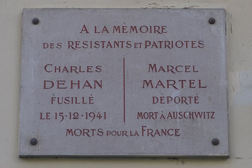 Memorial Charles Dehant and Marcel Martel