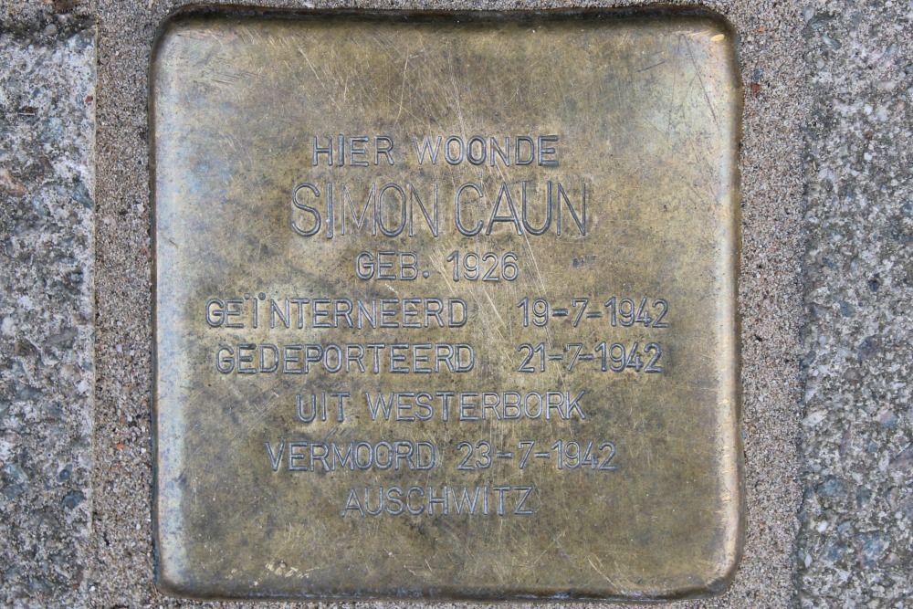 Stolperstein Plantage Doklaan 28