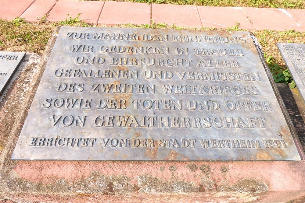 Oorlogsmonument Wertheim #3