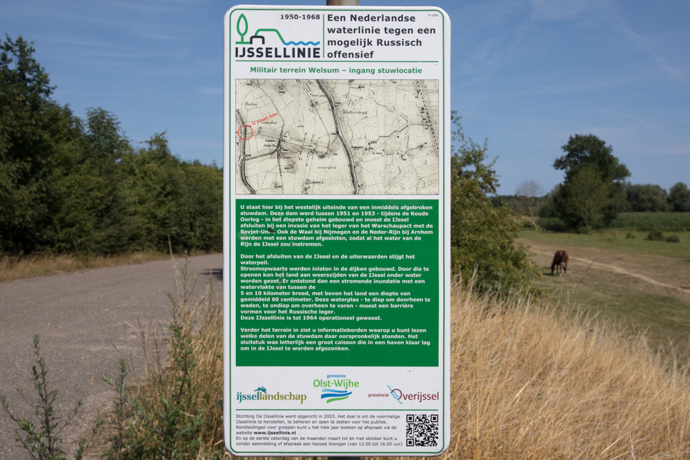 Information Sign Former Weir IJssellinie