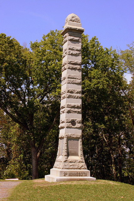 Monument 2nd Minnesota Infantry