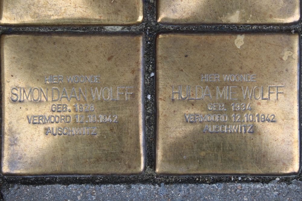 Stolpersteine Verwersstraat 22 - 24 #3