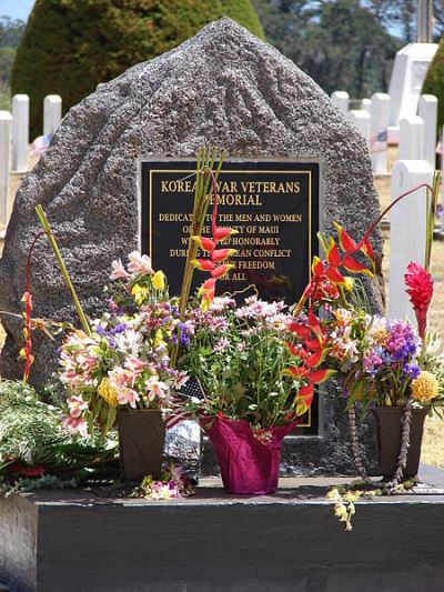 Monument Koreaanse Oorlog Maui Veterans Cemetery