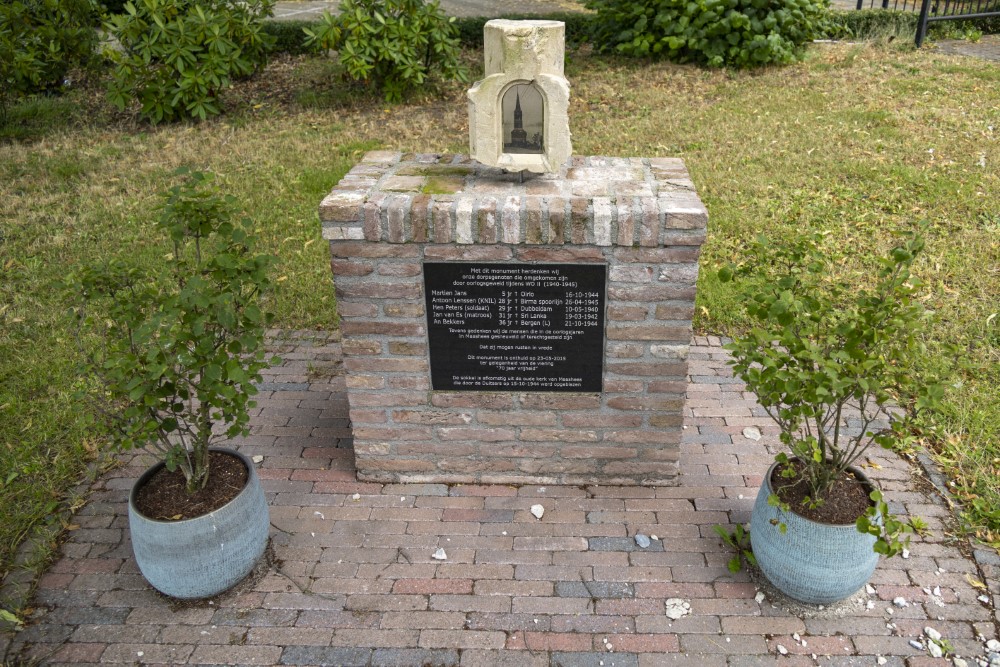 Fietsroute Maashees - Oorlogsmonument Kerk