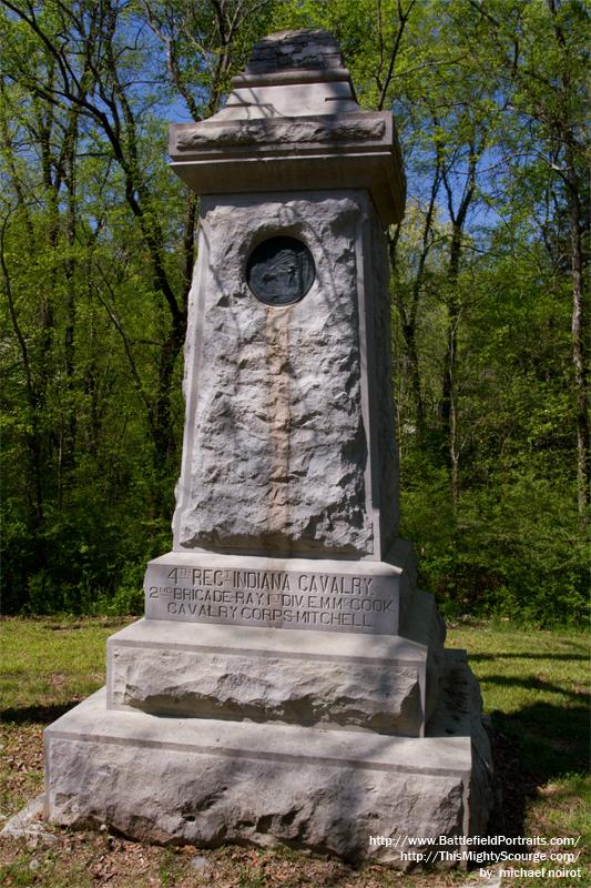 Monument 4th Indiana Cavalry Regiment