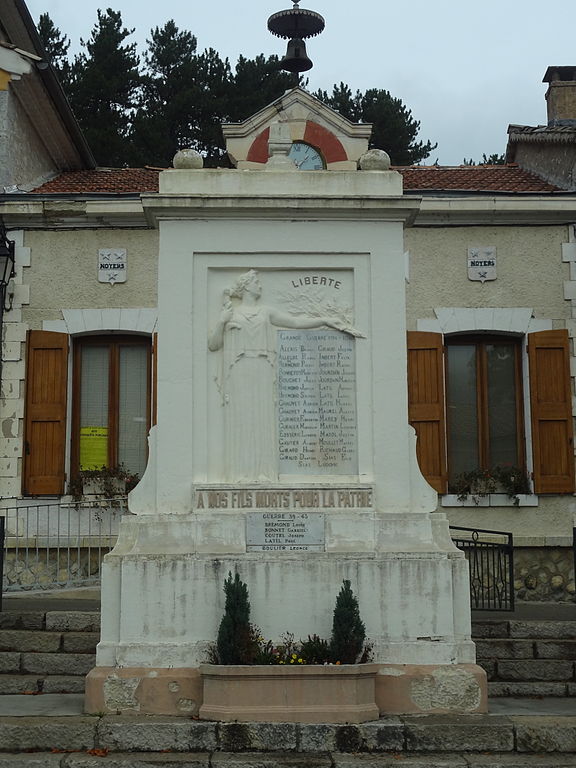 War Memorial Noyers-sur-Jabron