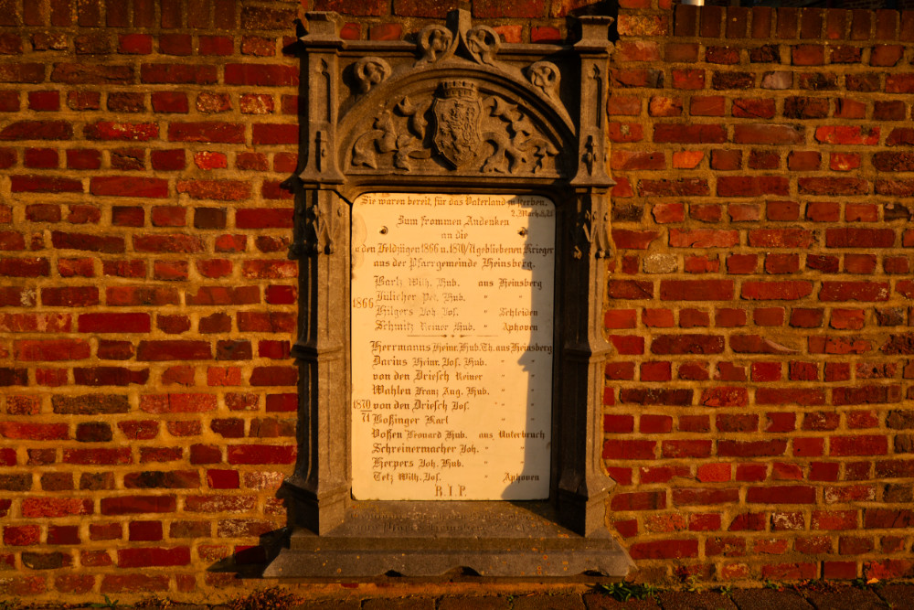 Monument Omgekomen en Vermiste Soldaten Heinsberg