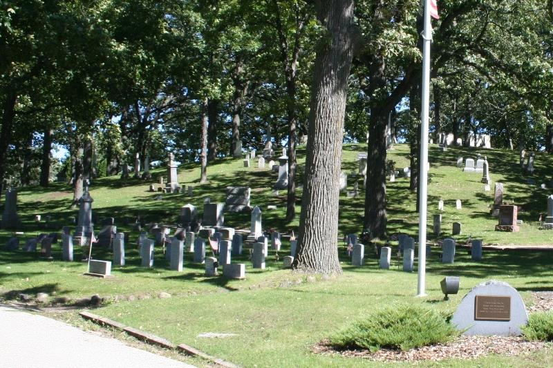 Civil War Veterans Graves Rienzi Cemetery