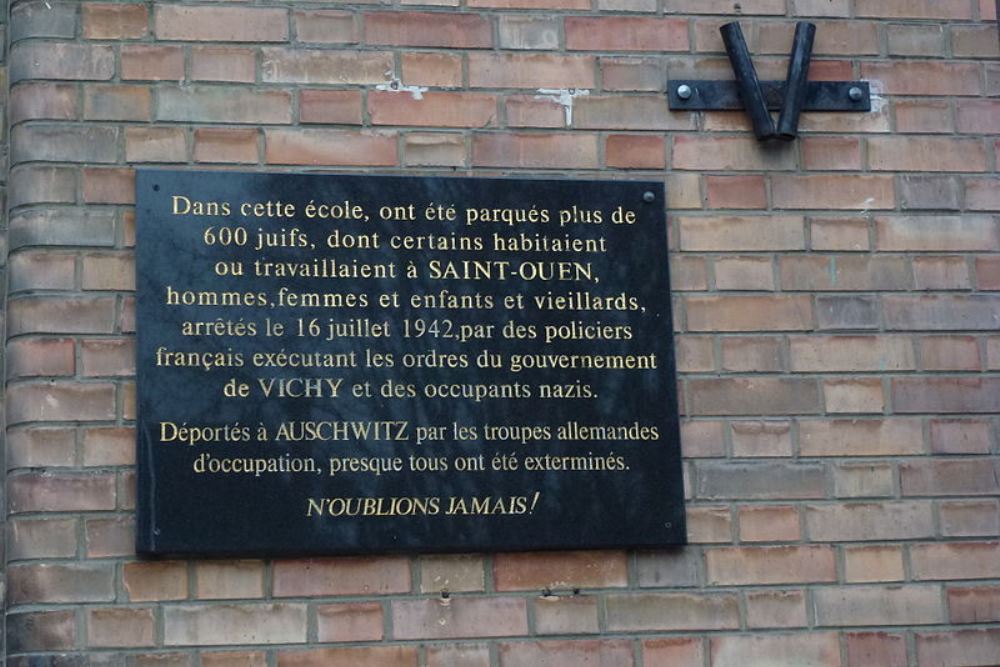 Memorial Deported Jews Saint-Ouen
