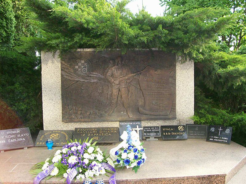Monument Onafhankelijkheidsoorlog Dinamo Zagreb