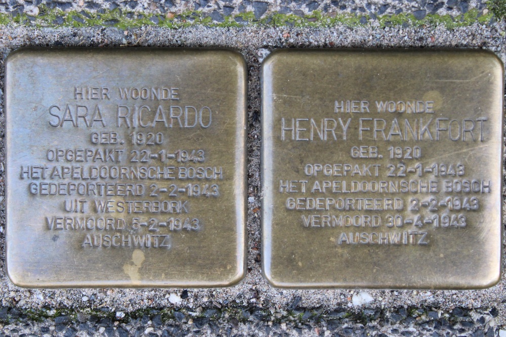 Stolpersteine Weesperstraat 101A #3