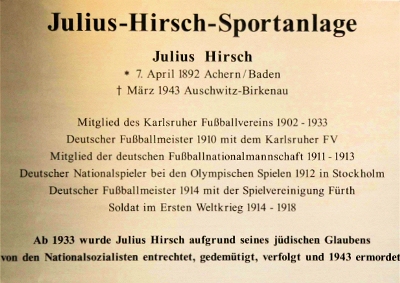 Gedenkteken Julius Hirsch