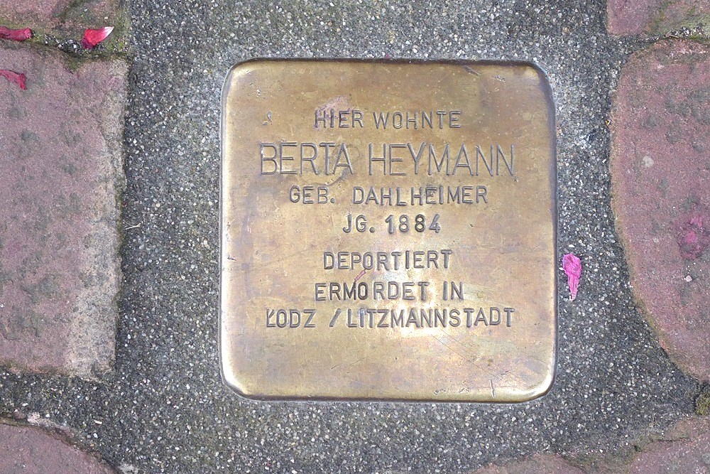 Stolpersteine Hauptstrasse 141 #5