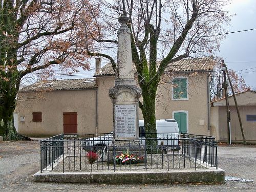 War Memorial Revest-du-Bion