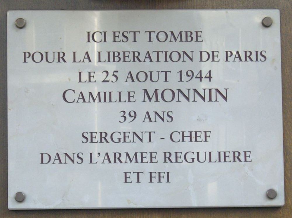 Gedenkteken Camille Monnin