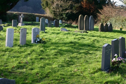 Commonwealth War Graves Luccombe Church Cemetery