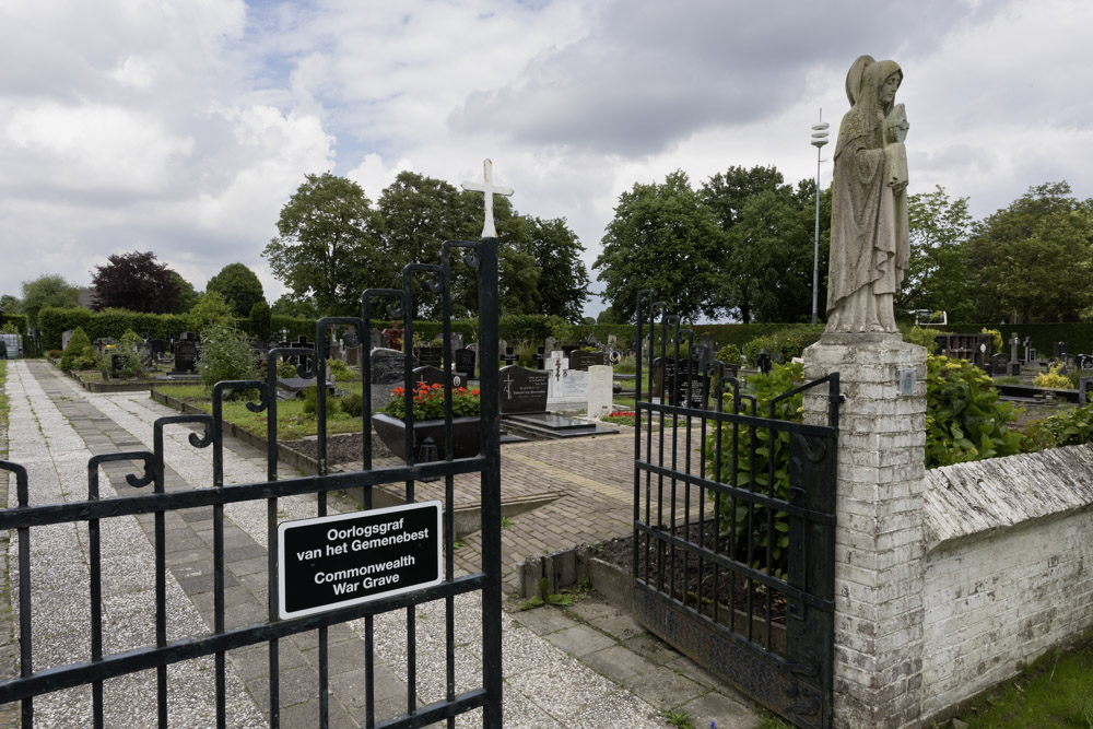 Commonwealth War Grave and Memorial Bench Roman Catholic Cemetery Stampersgat #5