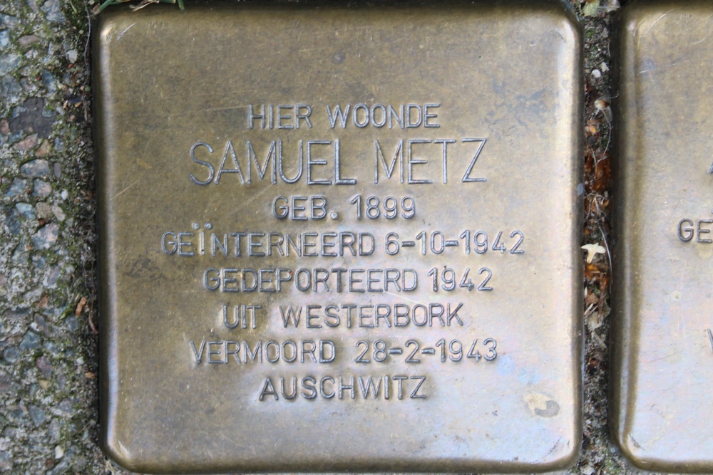 Stolpersteine Diamantstraat 19 #2