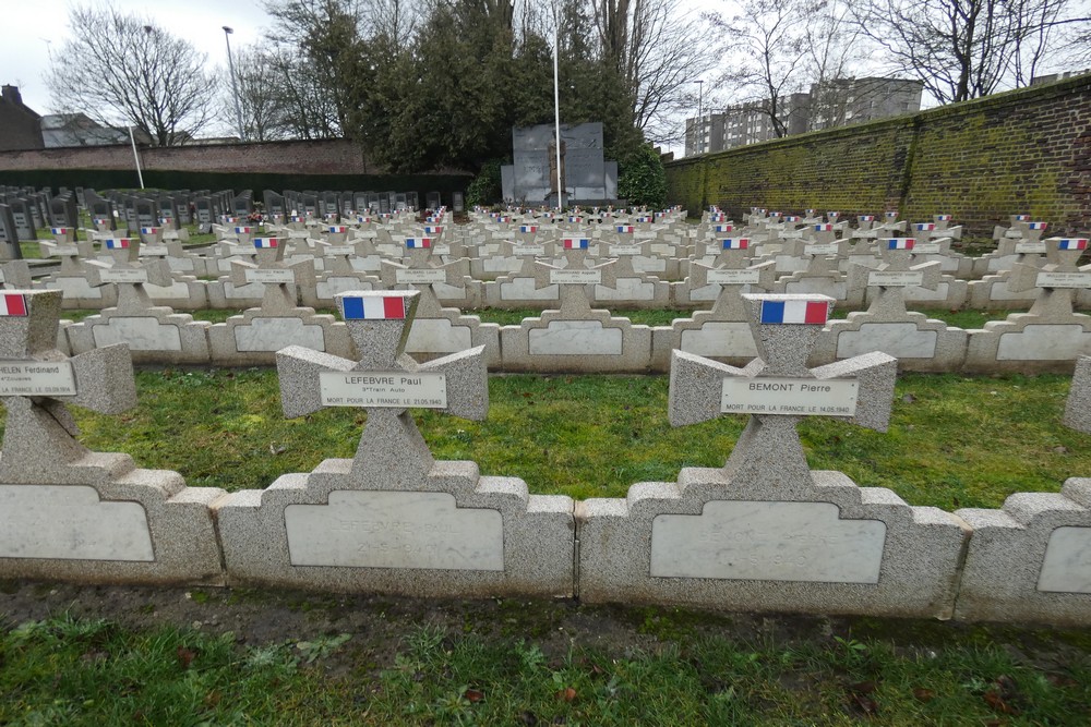 French War Graves Charleroi Cemetery Nord