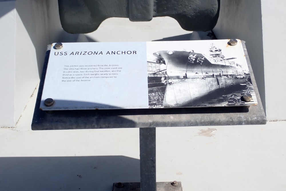 Monument Anker USS Arizona #3