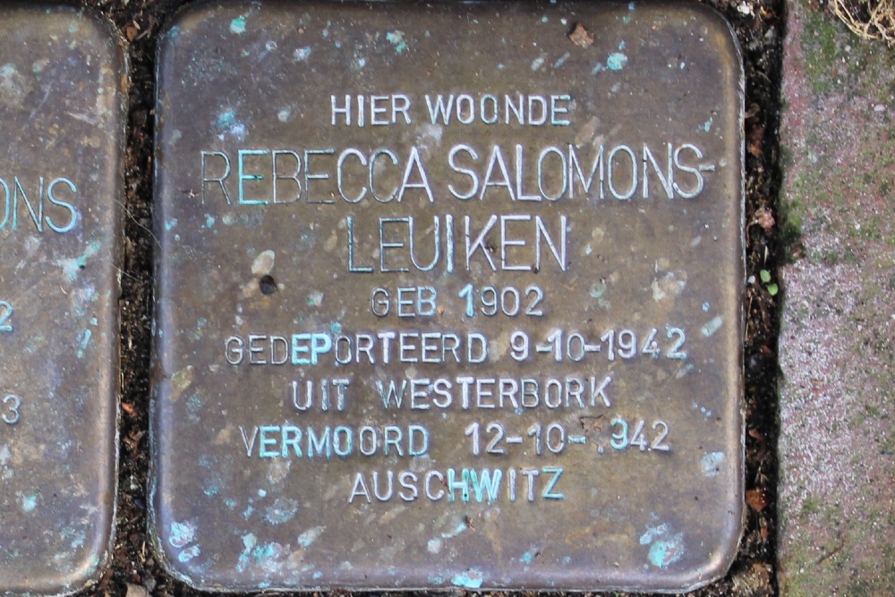 Stolpersteine Nieuwe Amstelstraat 11 #3