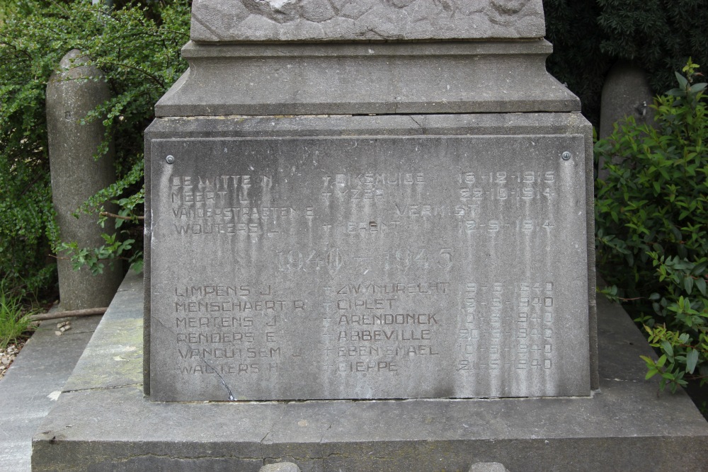 Oorlogsmonument Vlezenbeek #4