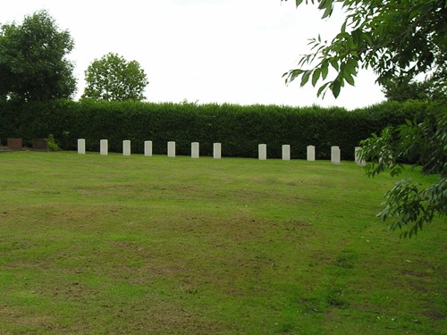 Oorlogsgraven van het Gemenebest Burton on the Wolds Burial Ground