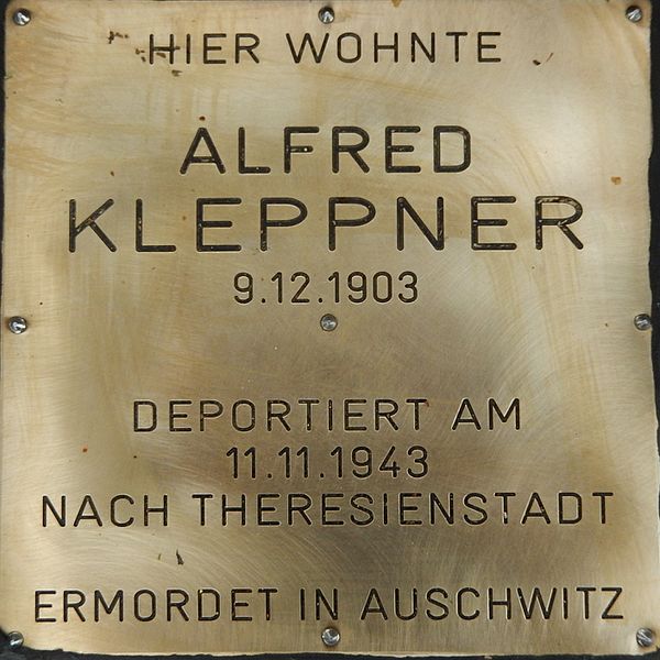 Remembrance Stone Auer-Welsbach-Strae 53
