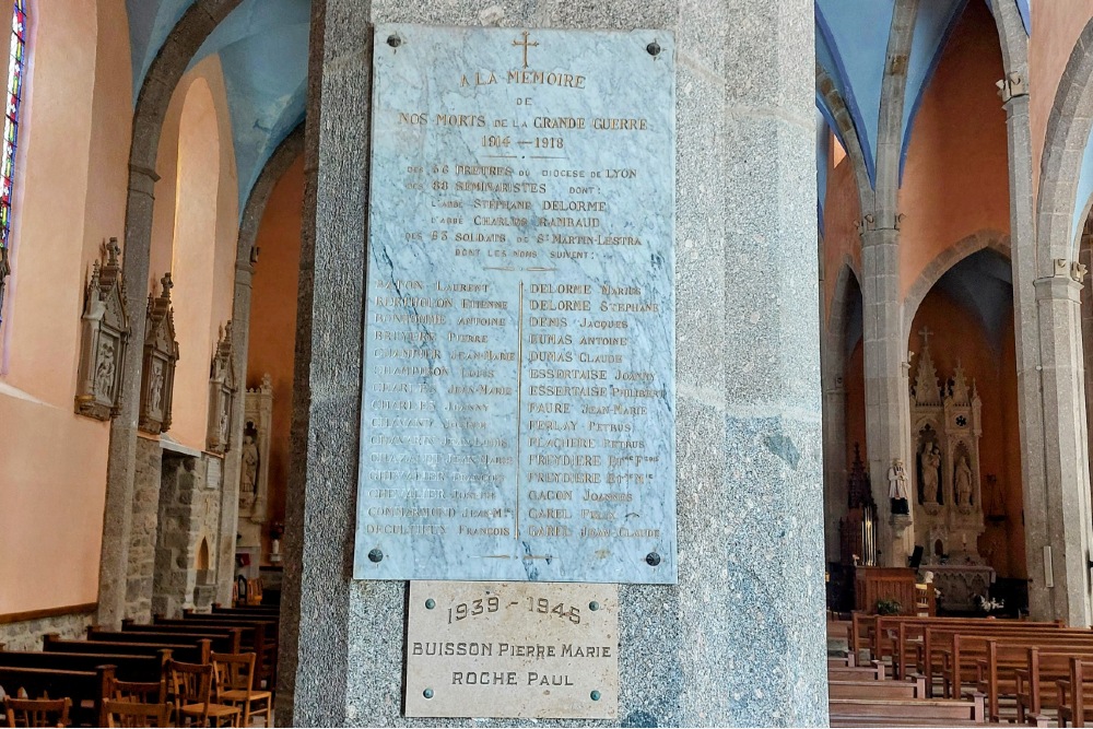 War Memorial Church Saint-Martin-Lestra