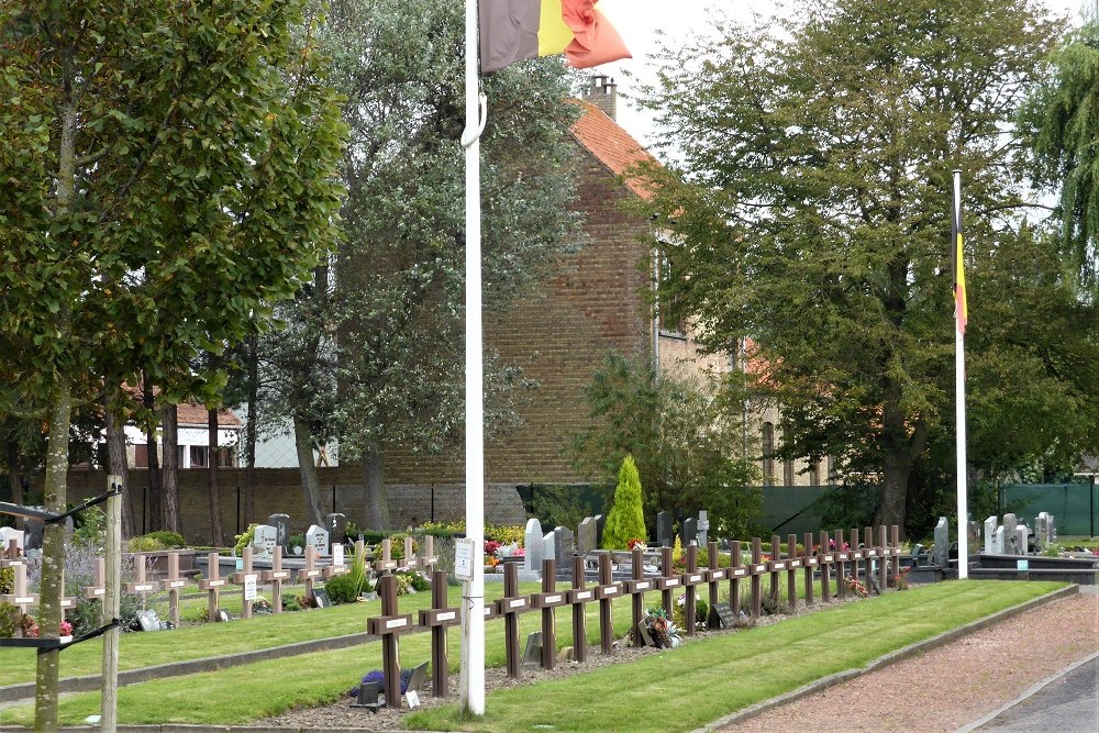 Belgische Oorlogsgraven Koksijde