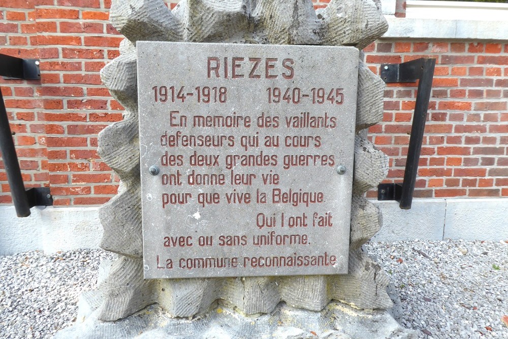 Oorlogsmonument Rièzes #3