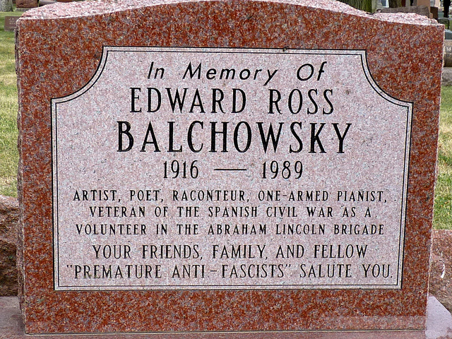 Grave Edward Ross Balchowsky