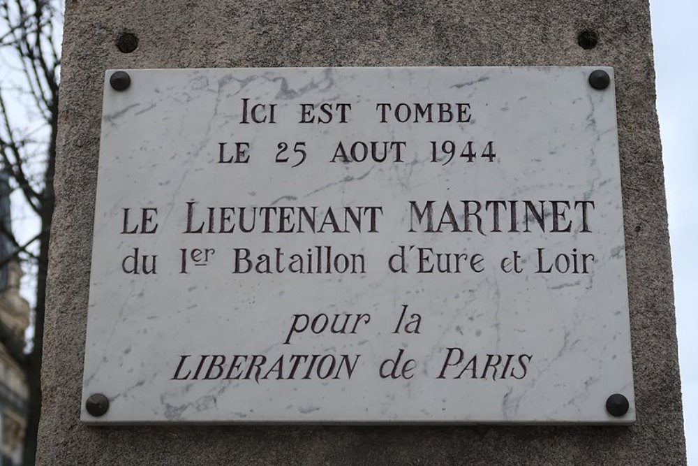 Gedenkteken Lieutenant Martinet