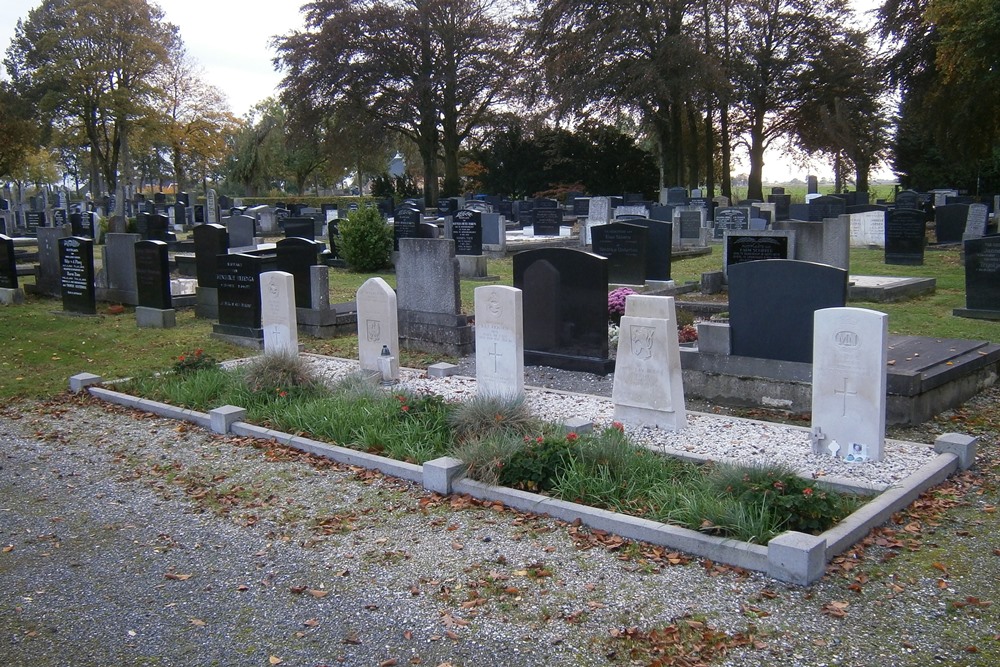 Oorlogsgraven van het Gemenebest Algemene Begraafplaats Uithuizermeeden