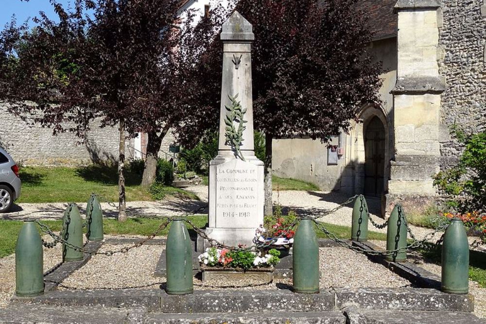 Monument Eerste Wereldoorlog Courcelles-ls-Gisors
