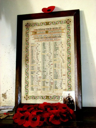 Roll of Honour St. Mary Church