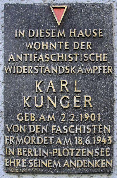 Gedenkteken Karl Kunger