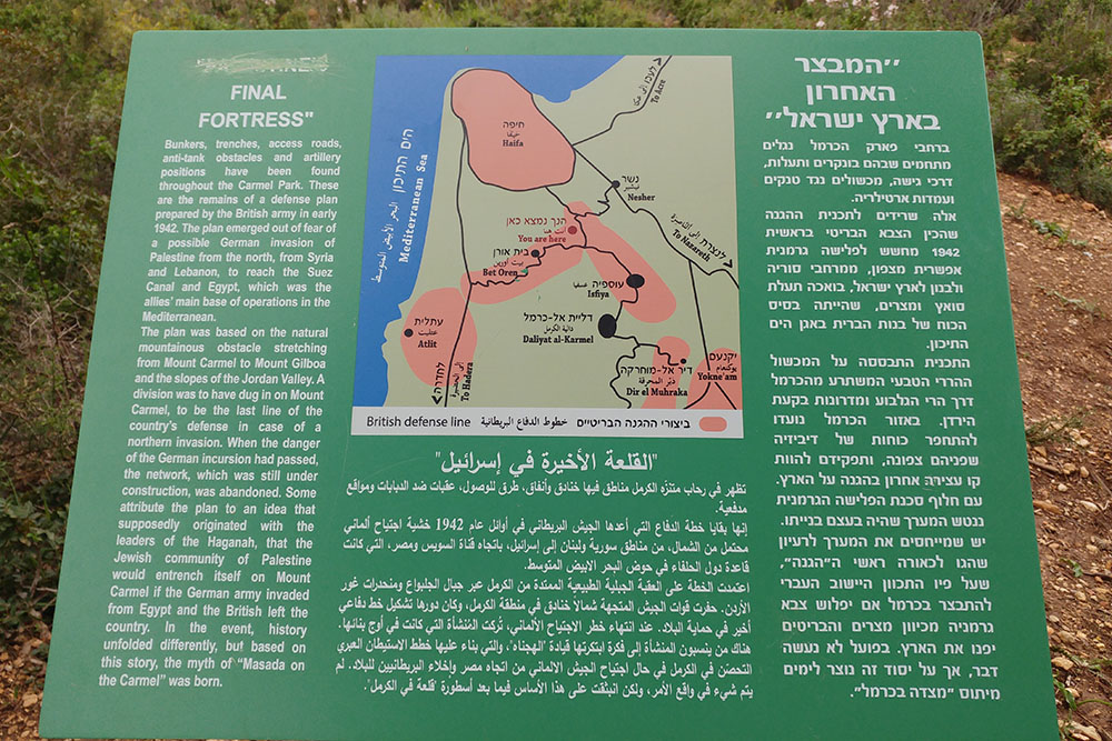 Palestine Final Fortress - Information Sign
