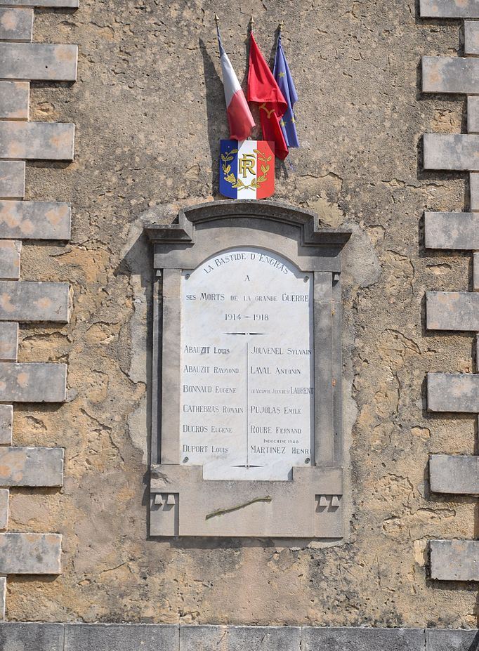 Oorlogsmonument La Bastide-d'Engras